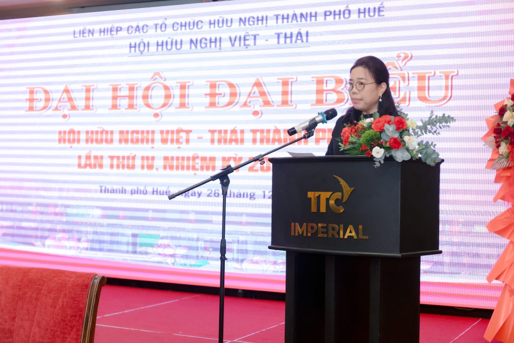 Tổng Lãnh sự Thái Lan phát biểu tại Đại hội